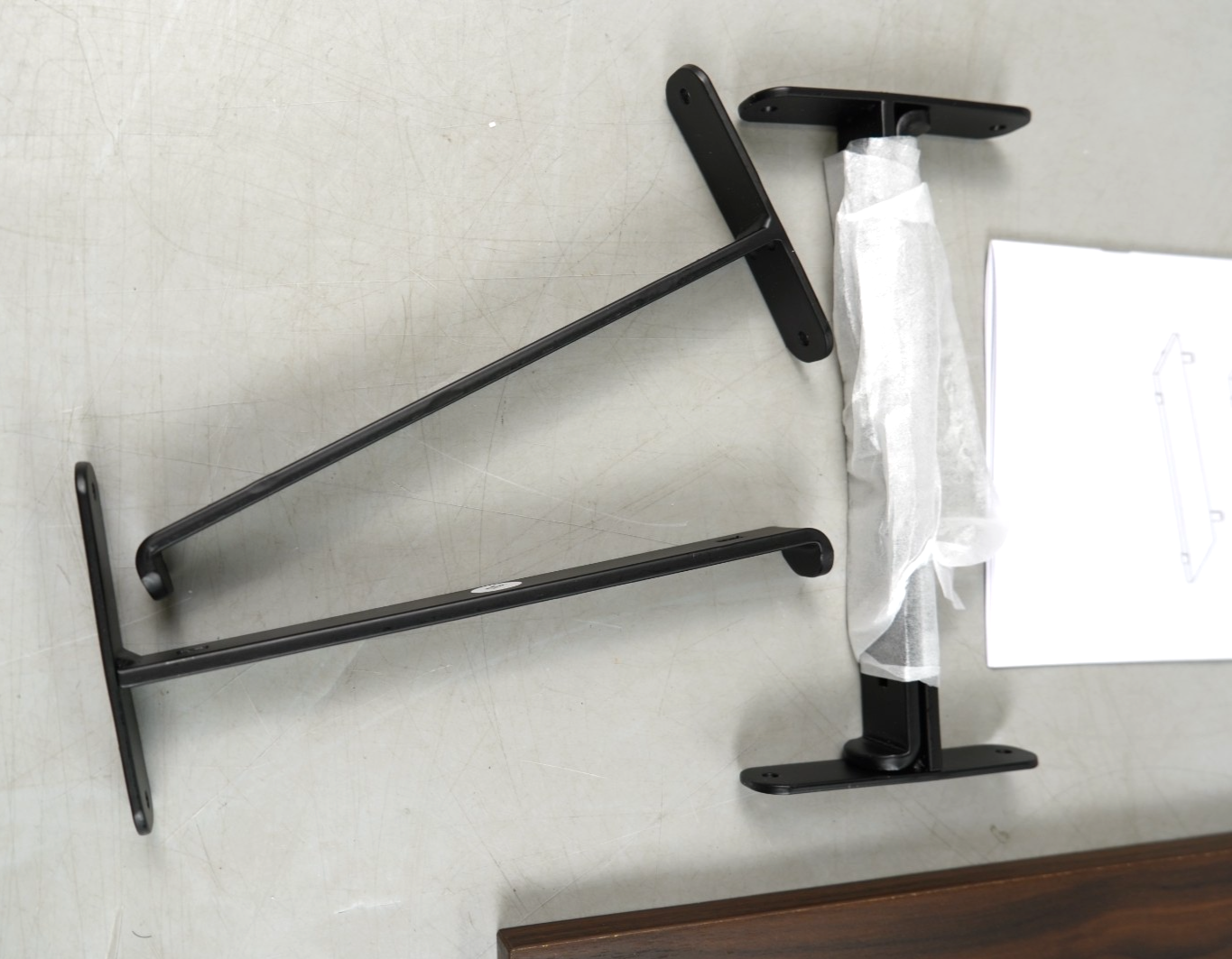 Floating Shelves Set of 2 Wood Decorative Retro Style Shelving