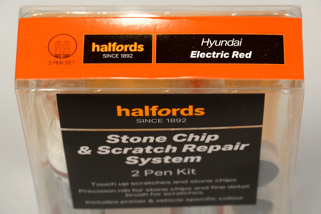 Hyundai Electric Red Touch Up Paint Stone Chip & Scratch Repair Kit System