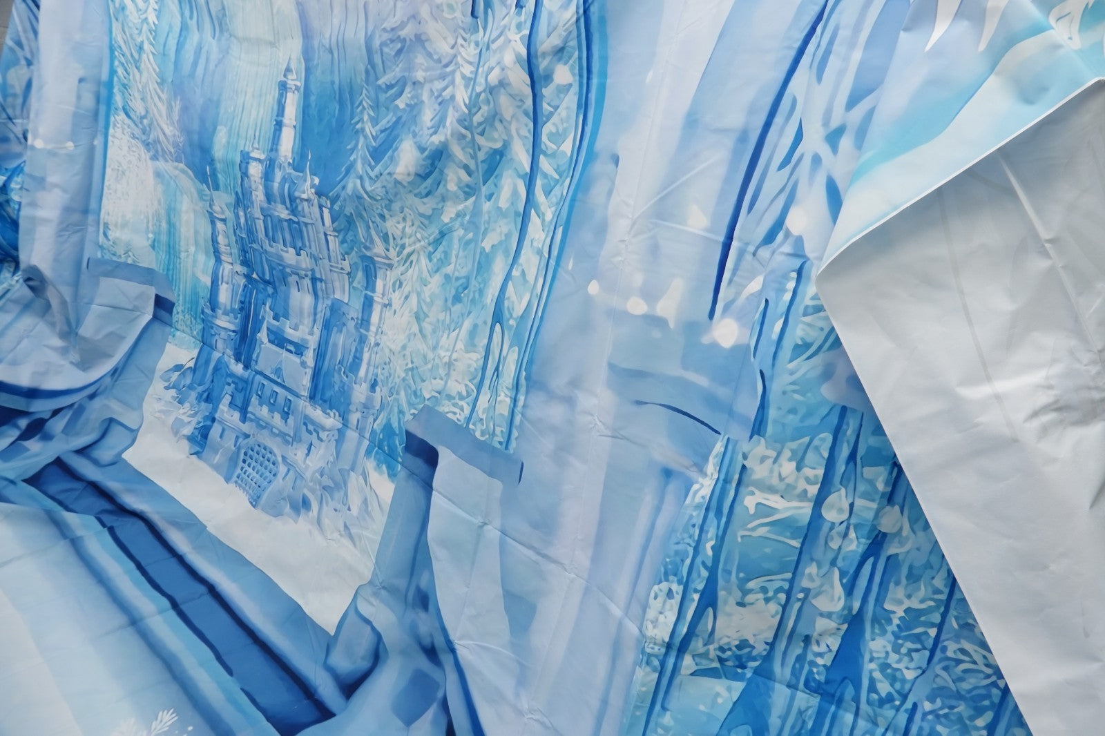 Frozen Photography Backdrop Winter Wonderland Background Photo Booth Prop 4.5-3m