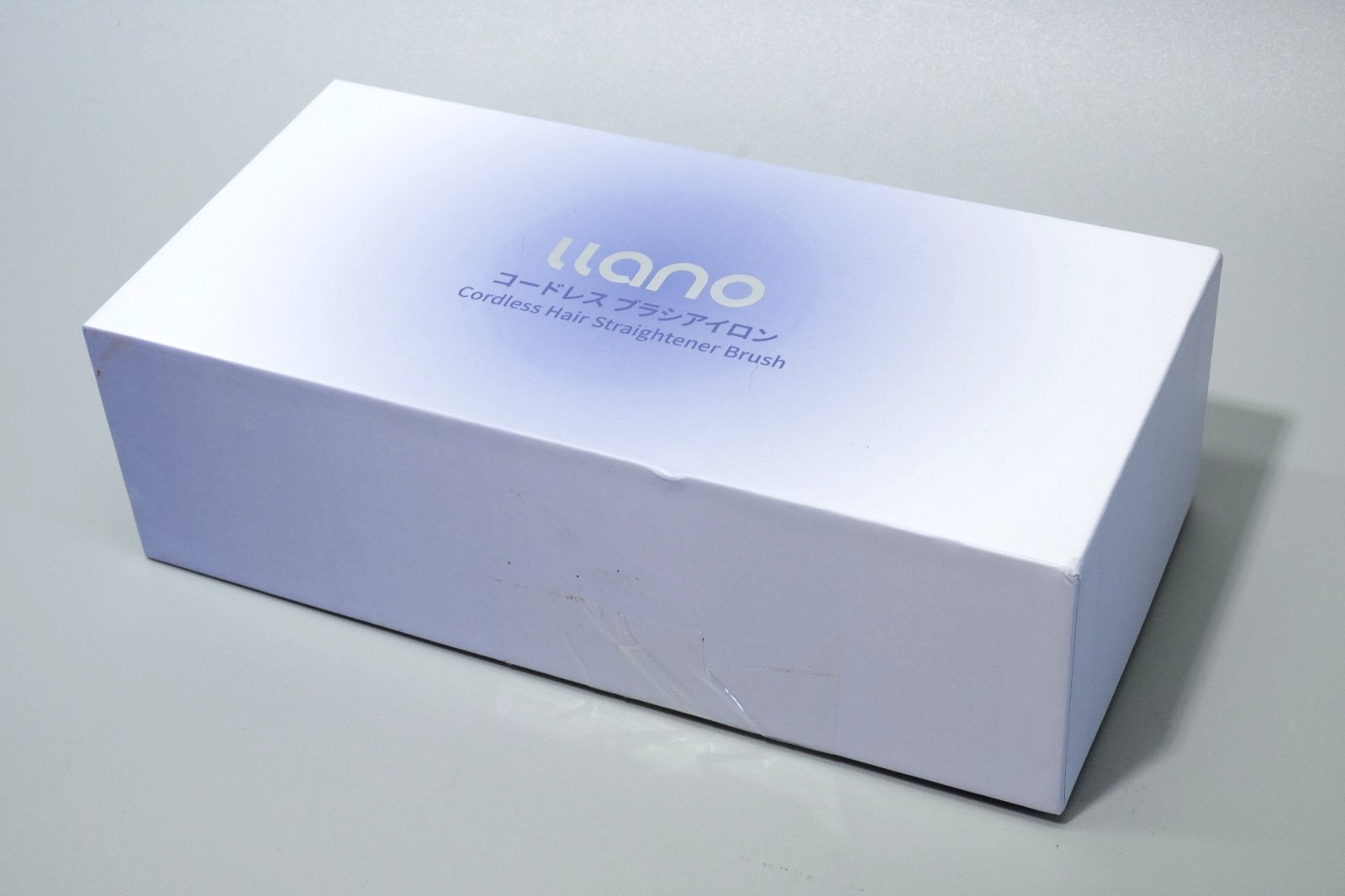 Portable Cordless Hair Straightener Rechargeable Negative Ion Hot Comb Purple