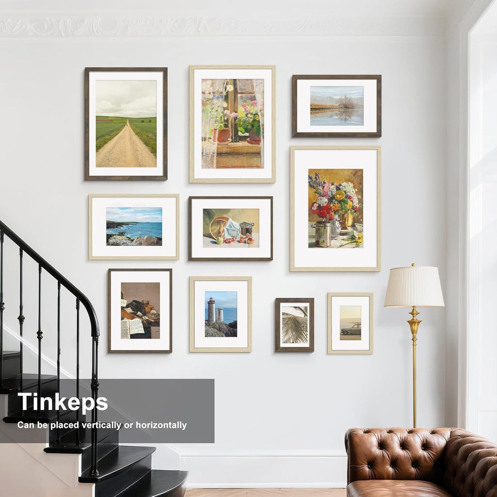 A2 50x70cm Photo Picture Frame 4pack Oak Photos Posters Adverts Plexiglass