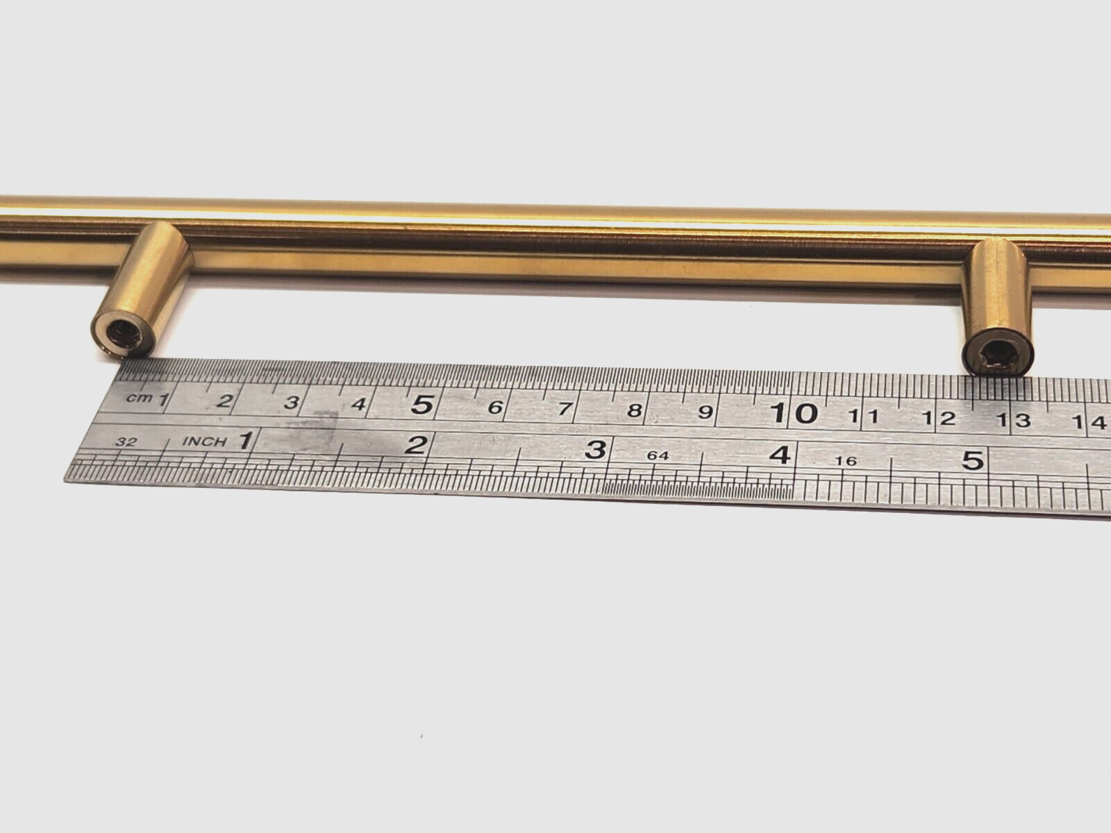 Gold Drawer Handles 5pcs 128mm Centres Stainless Steel Kitchen Cabinet Pulls