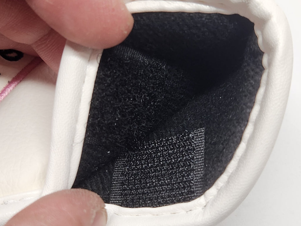 Iron Wedge Golf Club Cover 64ᵒ WHITE / PINK PU Leather Head Cover Craftsman Golf