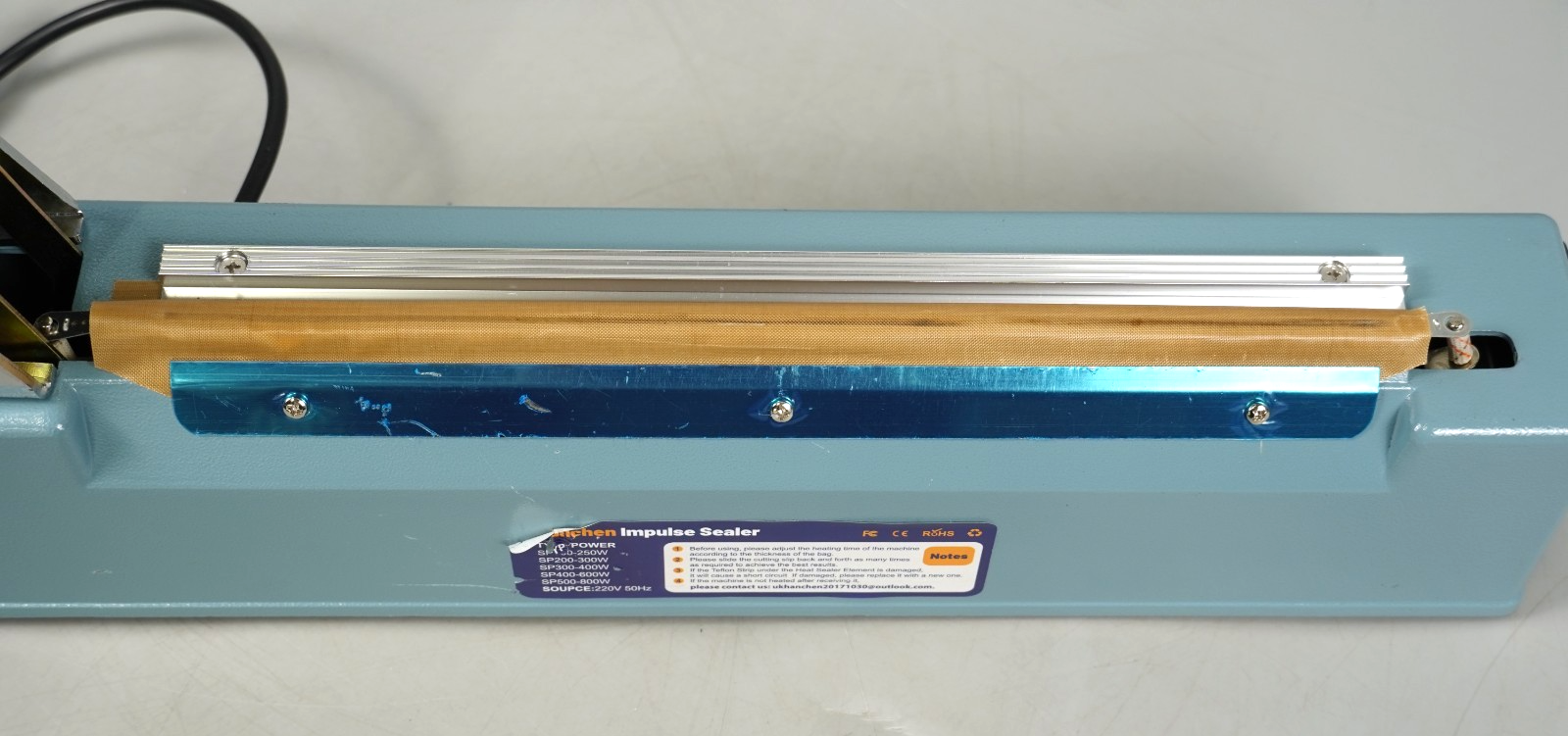 Heat Sealer Machine 300mm 400W Hanchen PFS-300C