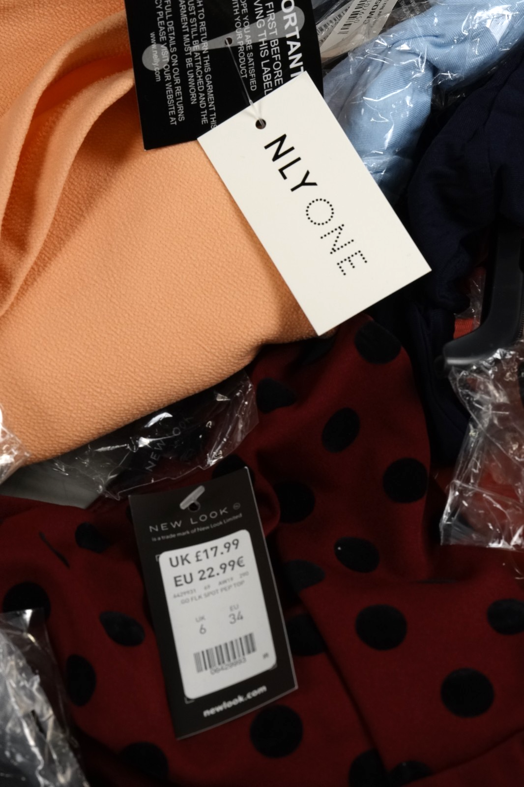 JOBLOT Branded Clothing 75 pieces Bulk New with tags