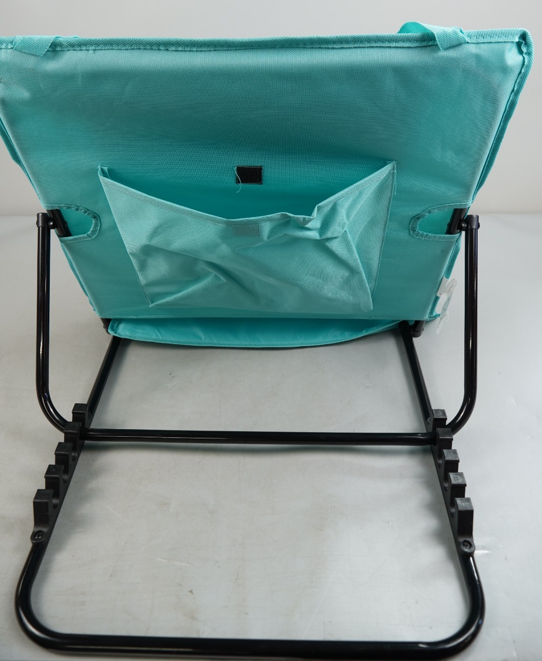Beach Chair Sun Lounger Reclining Backrest Portable with Shoulder Straps Camping