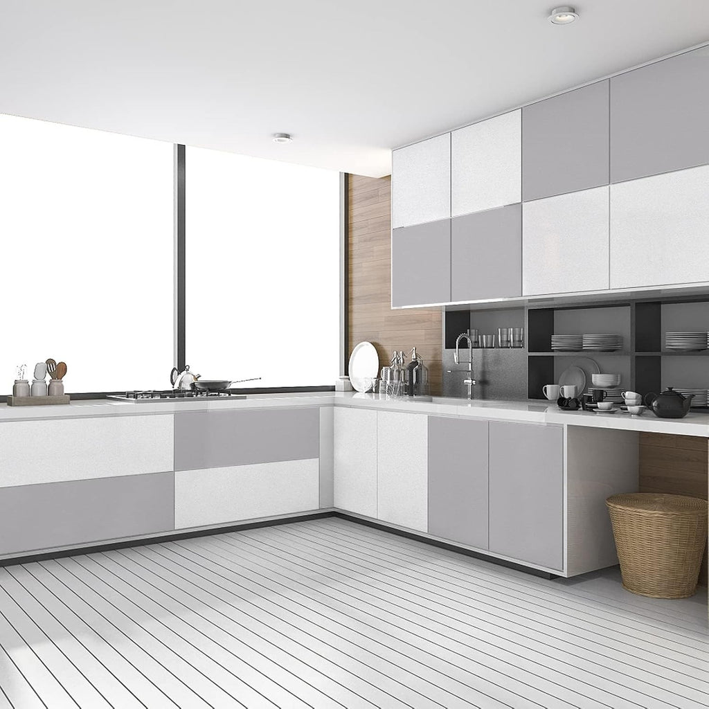 Sticky Back Plastic Wallpaper White Self Adhesive paper 60X1000cm Peel and Stick