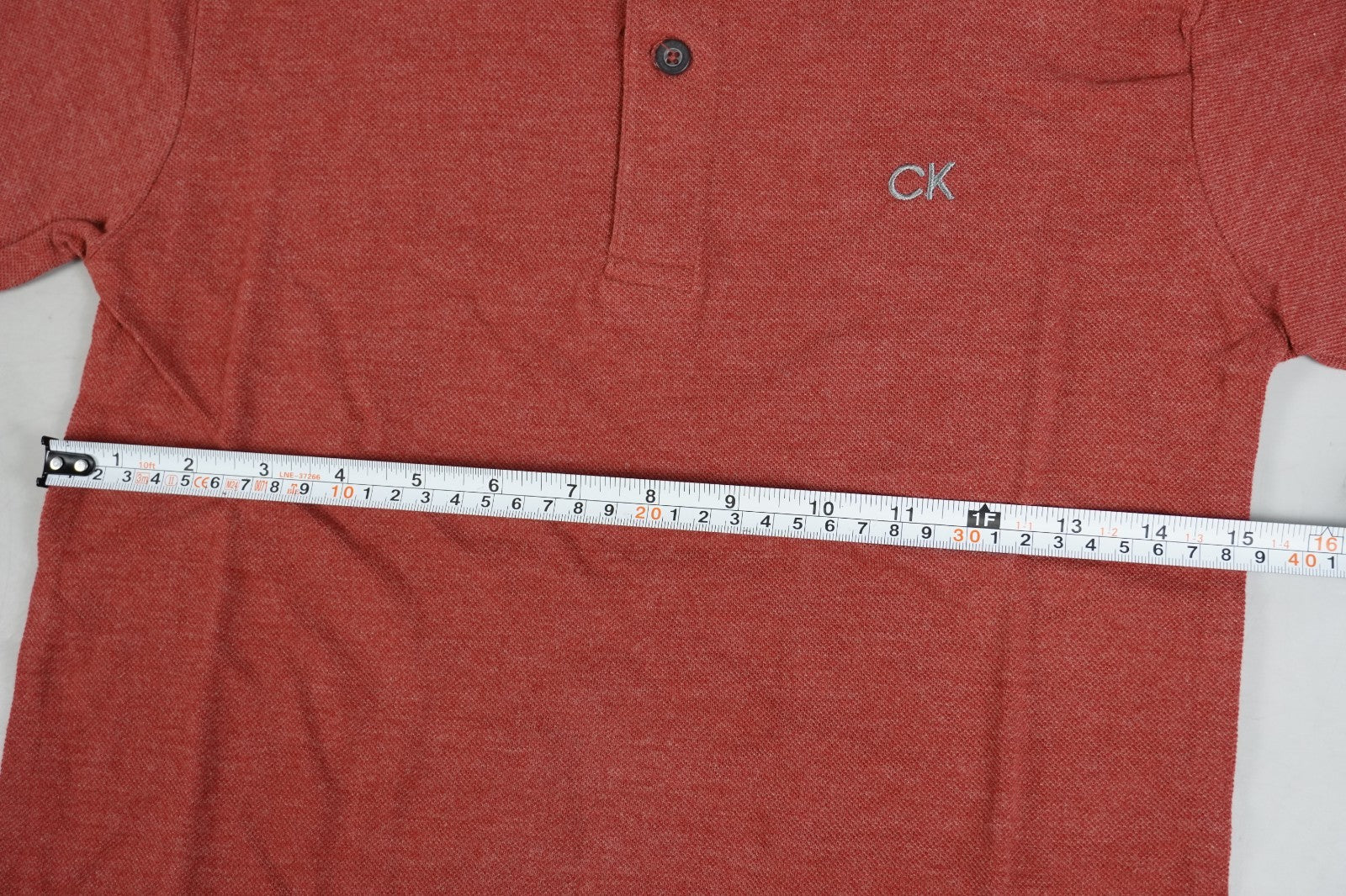 Calvin Klein Kids Polo T-Shirt Burgundy Red Size S (7–8 Years) Short Sleeve