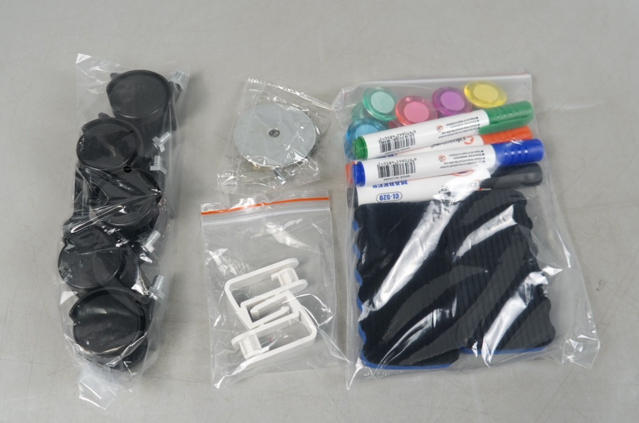 Flip Chart Stand Mobile Whiteboard 90 x 60cm Magnetic Dry Erase Board Stand