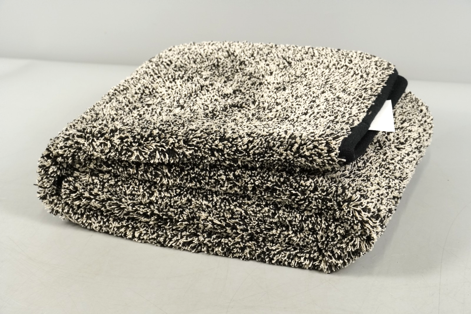 Fluffy Hallway Runner Rug Black White 50x150cm Kitchen Carpet Non Slip Washable