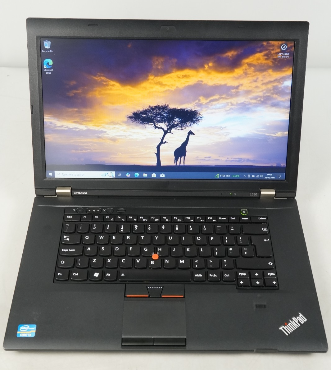 Notebook Laptop Core i3 4x2.5GHz, 8GB RAM, 128GB SSD, Wifi BT Webcam Lenovo L530