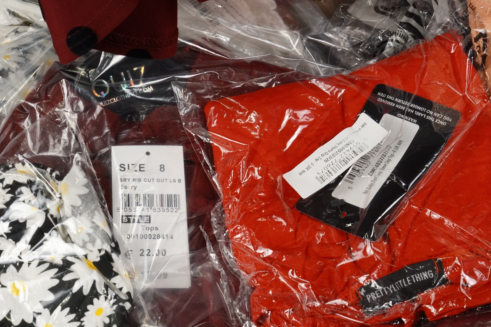 JOBLOT Branded Clothing 75 pieces Bulk New with tags