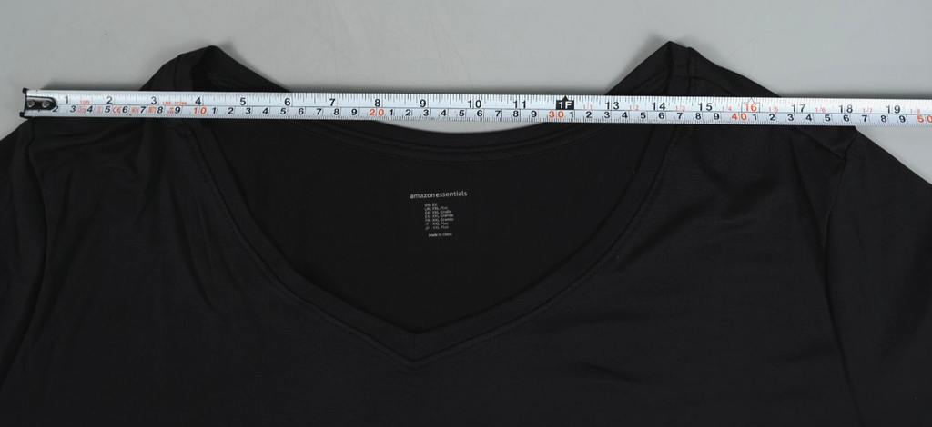 XXL Women's Shirt T-Shirt Tech Stretch Short-Sleeve V-Neck Multipacks Amazon Ess
