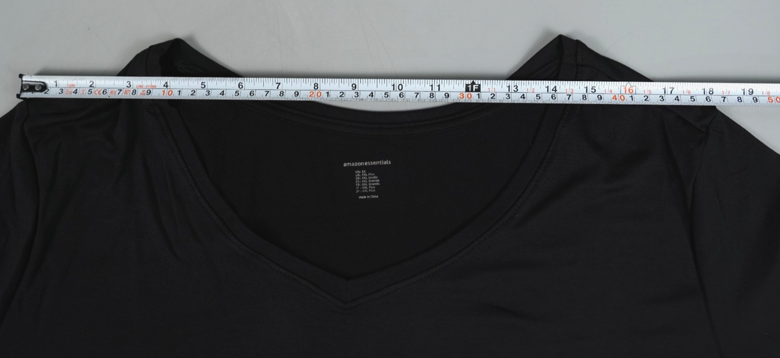 XXL Women's Shirt T-Shirt Tech Stretch Short-Sleeve V-Neck Multipacks Amazon Ess