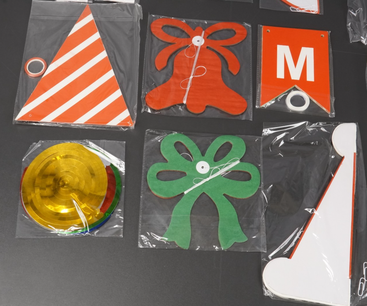 Christmas Decorations Set, Paper Xmas Party Decor, Indoor Outdoor Hanging Decora