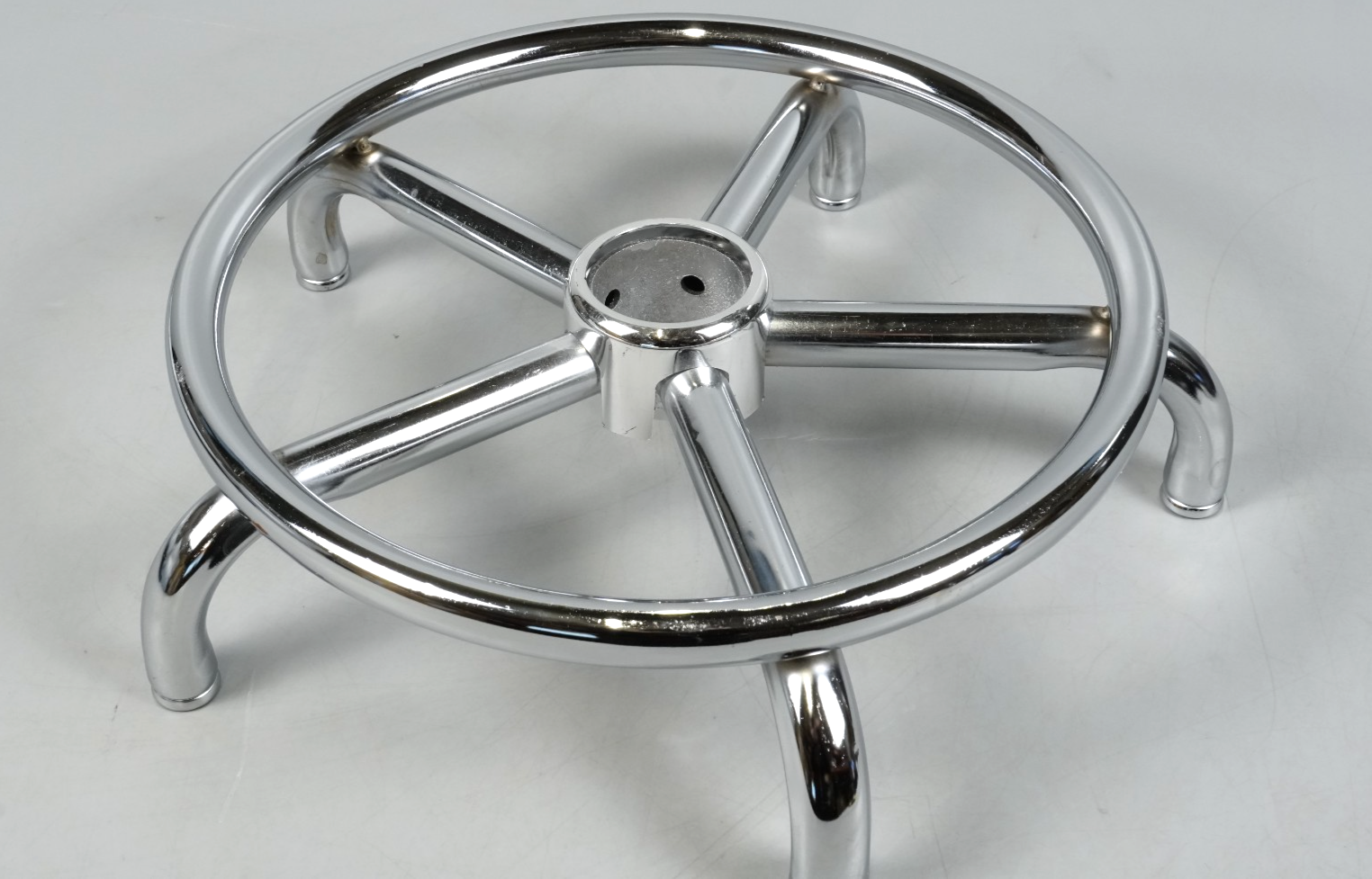 Swivel Chair Base Bottom Replacement Part Sturdy Round Chassis Swivel Stool