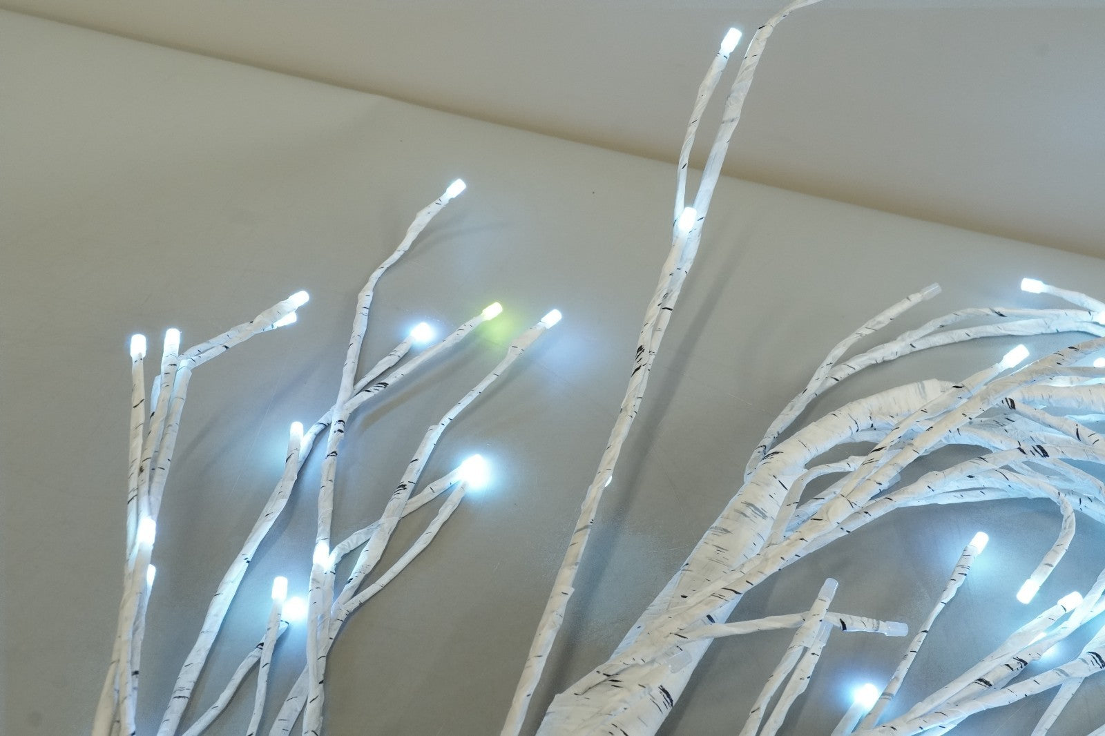 Artificial Lighted Birch Tree 6FT Colour Changing with LED Lights Timer White