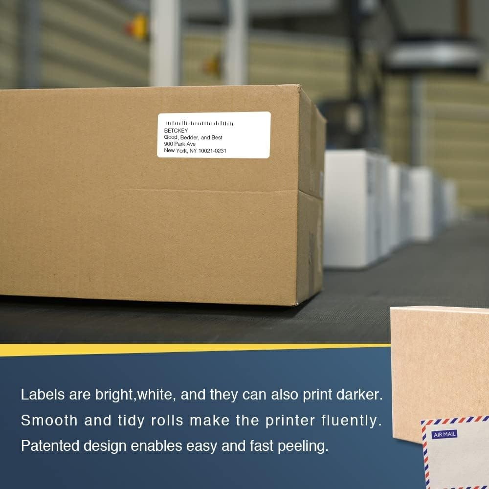 DK-11208 38x90mm 6 Rolls x 400 labels for Brother Thermal Printers Aftermarket