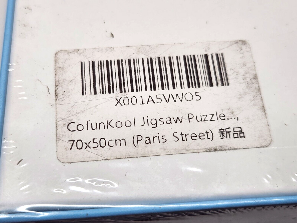 Paris Street Puzzle 50x70cm 1000pcs 27.5x20" Hand Painting Image Medium Puzzle