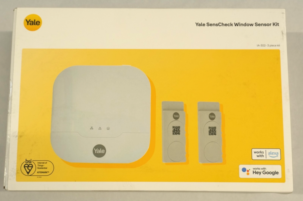 Yale SensCheck Window Sensor Kit Smart Home, Alexa & Google Compatible IA-302