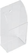Clear Acrylic TV Remote Organizer Storage Box Wall Mount Media Organizer Storage