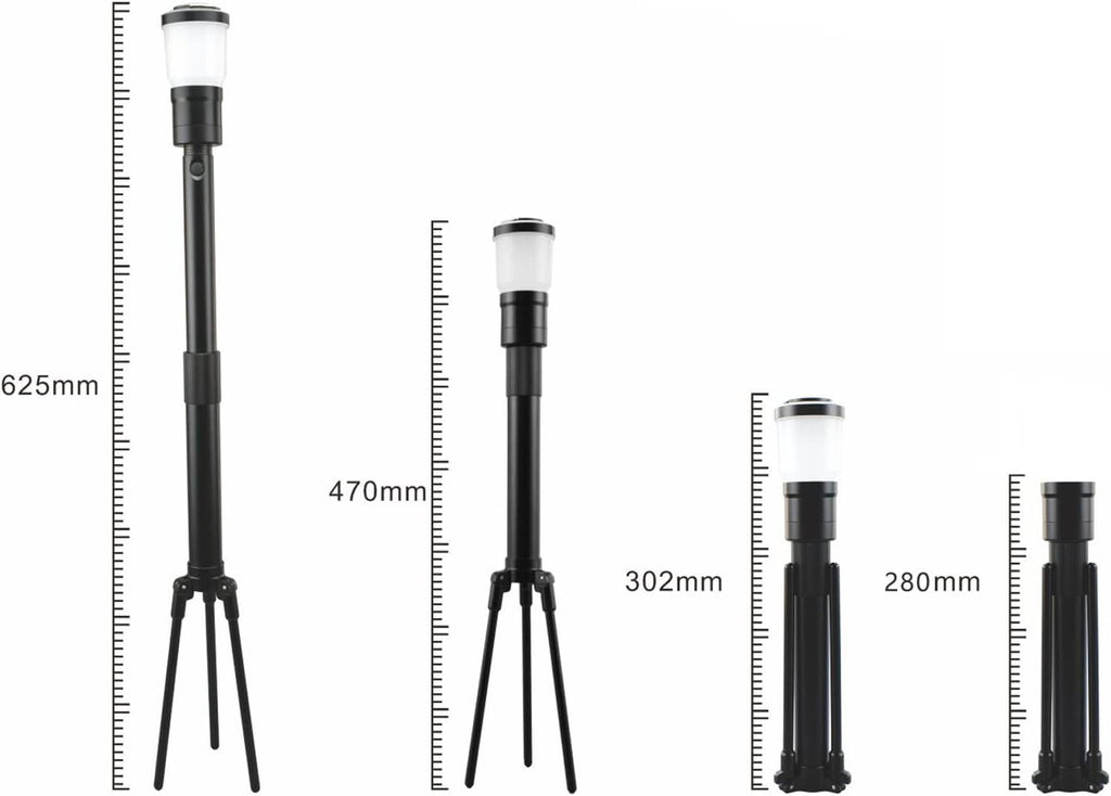 Telescopic Zoomable Light Flashlight Camping 1000 Lumens 3 in 1 IP65 Waterproof