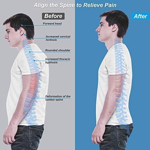 Back Brace Posture Corrector f 27-47' Waist Adjustable Breathable Straightener