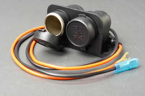 2x 12V DC Car Cigarette Lighter Socket Extension Harness Universal Power Outlet