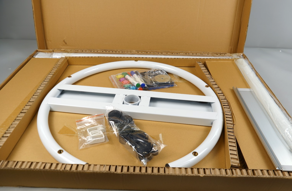 Flip Chart Stand Mobile Whiteboard 90 x 60cm Magnetic Dry Erase Board Stand