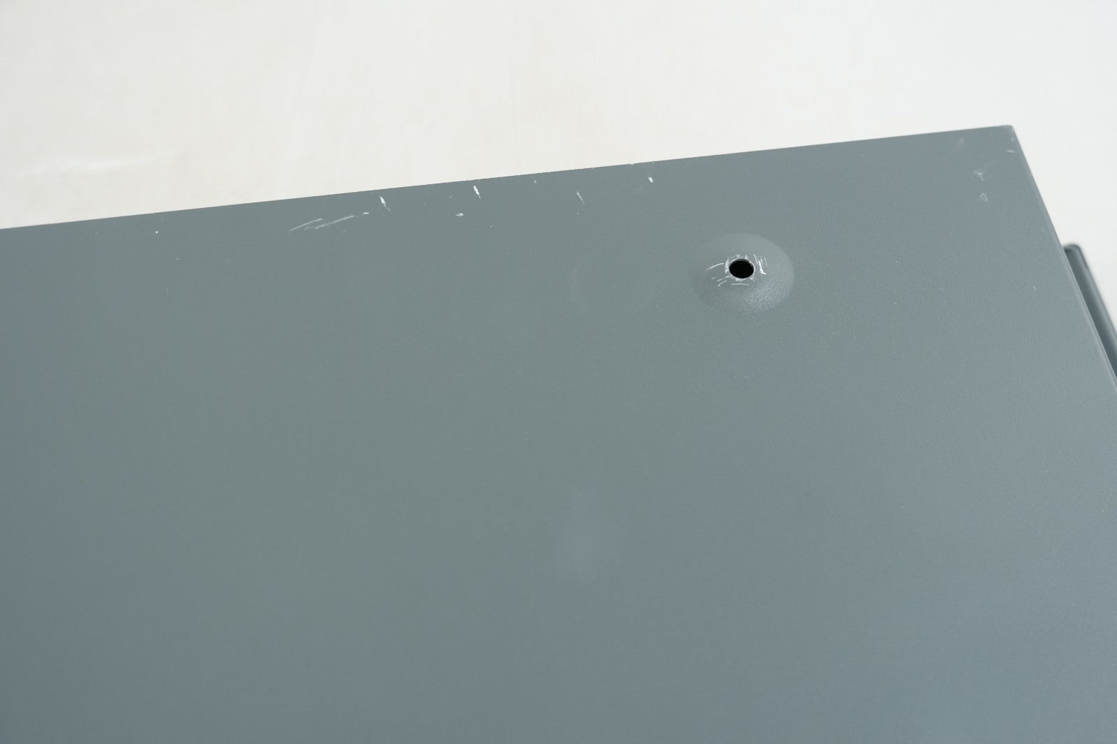 Post Box Steel Wall Mounted with Viewing Windows Name Slot 2 Keys Charcoal Grey