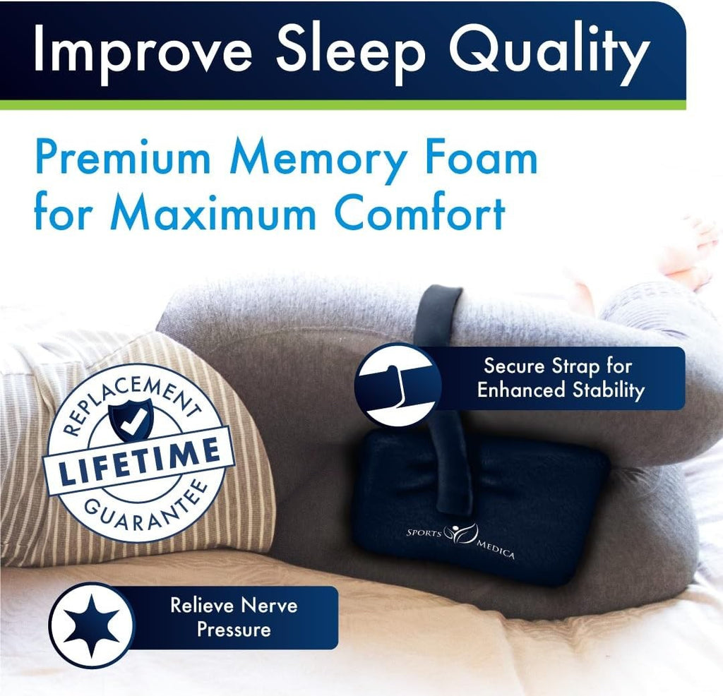 Memory Foam Knee Pillow Orthopedic Leg Pillow Sleeper cushion Sports Medica