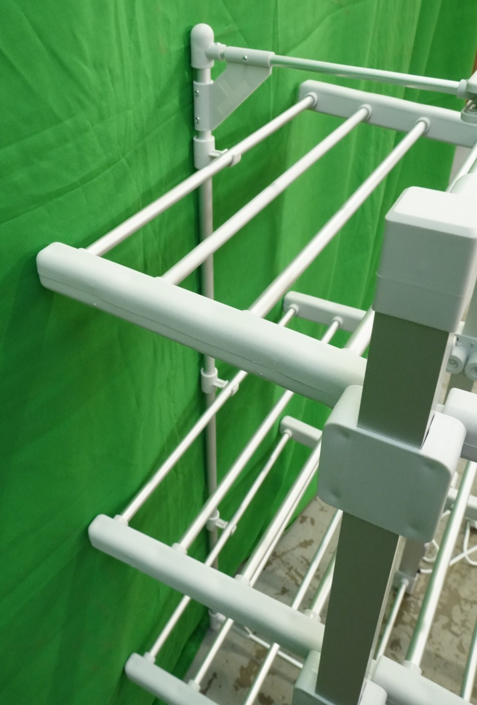 Electric Heated Clothes Airer 3-Tier Dryer Rack with 24 Heated Bars