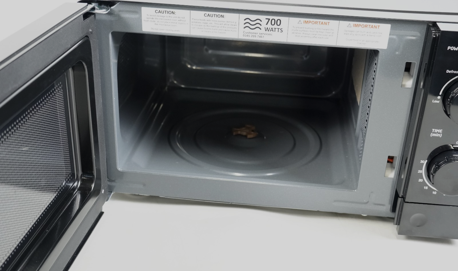 Russell Hobbs Full Black Manual Microwave 17L RHM1701B-MR