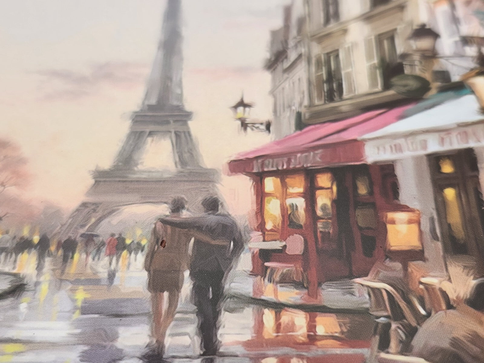 Paris Street Puzzle 50x70cm 1000pcs 27.5x20" Hand Painting Image Medium Puzzle