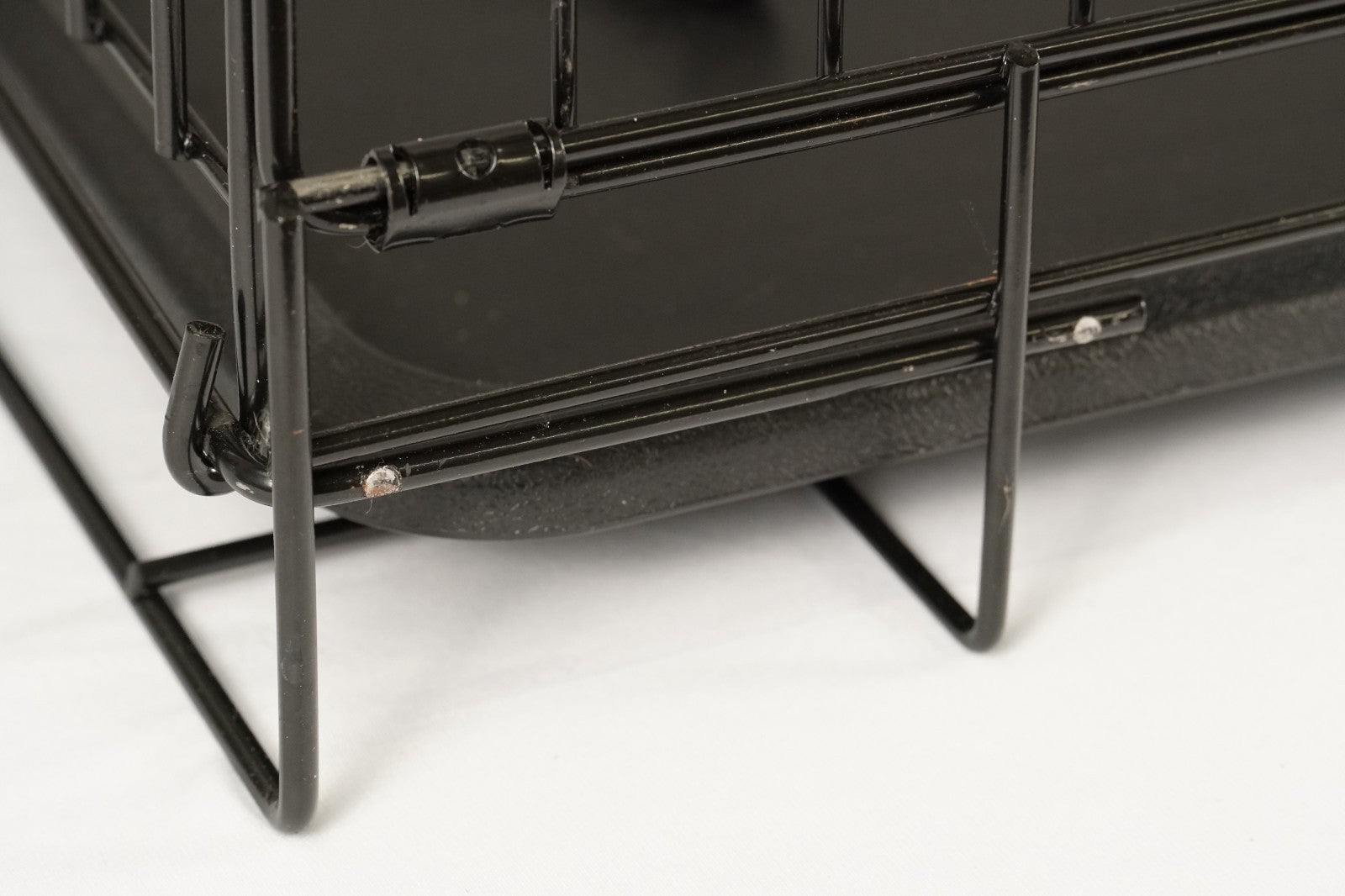 Extra Large Pet Cage Puppy Crate Carrier Double Door 42 in Black - FAULTY