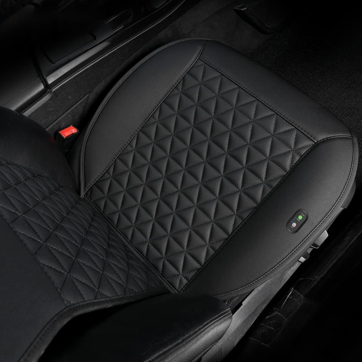 Heated Car Seat Cover Seat Cushion with Full Back Support and Heating Element