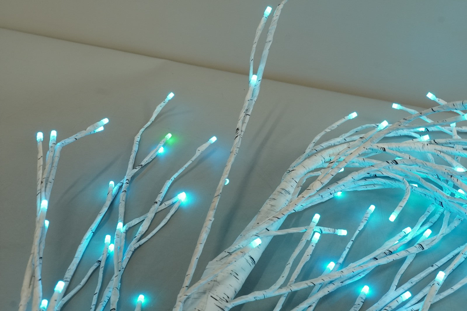 Artificial Lighted Birch Tree 6FT Colour Changing with LED Lights Timer White