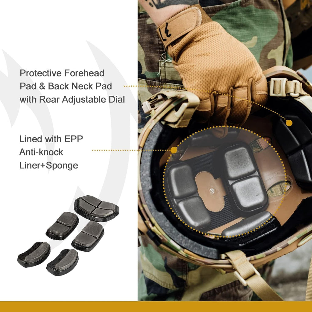 Tactical Helmet Airsoft Fast Helmet PJ Type Military Helmet Shooting Paintball