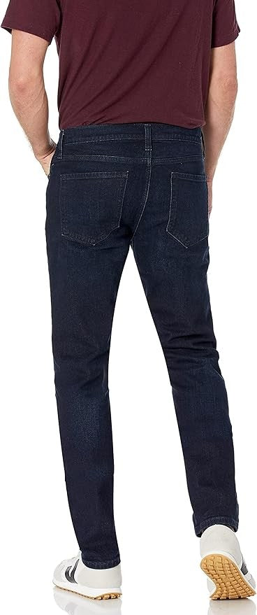 35W34L Men's Slim-Fit Jeans - Blue Over Dye - Amazon Essentials