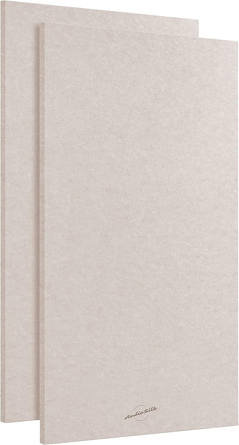 Acoustic Panels 2 Pack Room Kit 116cm x 58cm Natural AudioSilk