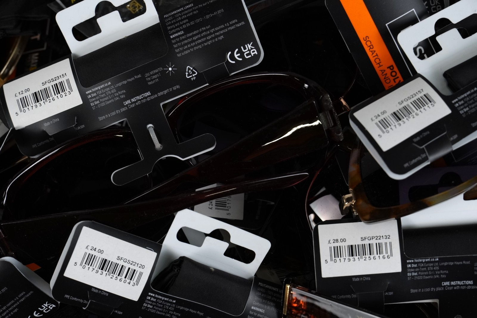 JOBLOT 300 Mixed Mens & Females Foster & Grant Sunglasses over £4000 RRP Carboot