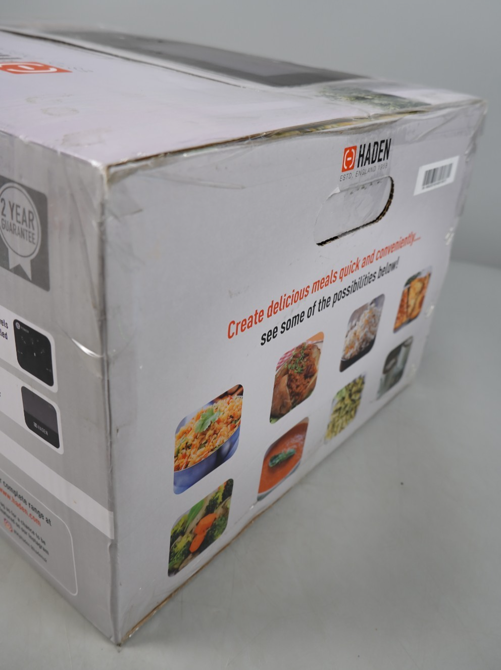 700W Microwave Manual Black 17 Litre Haden