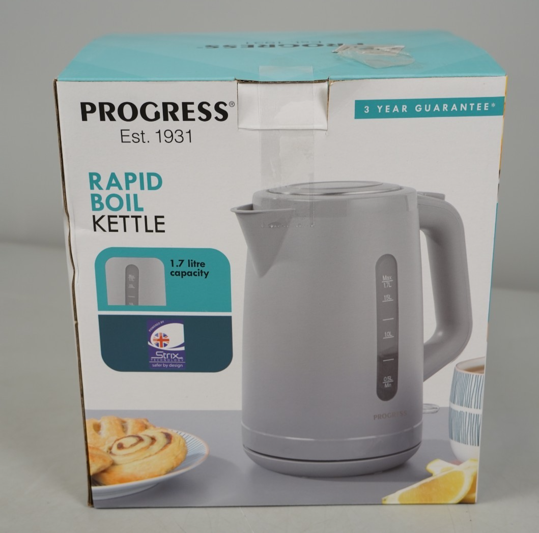 1.7L Kettle Rapid Boil Dry Sensor 360° Swivel Base Modern Electric Kettle