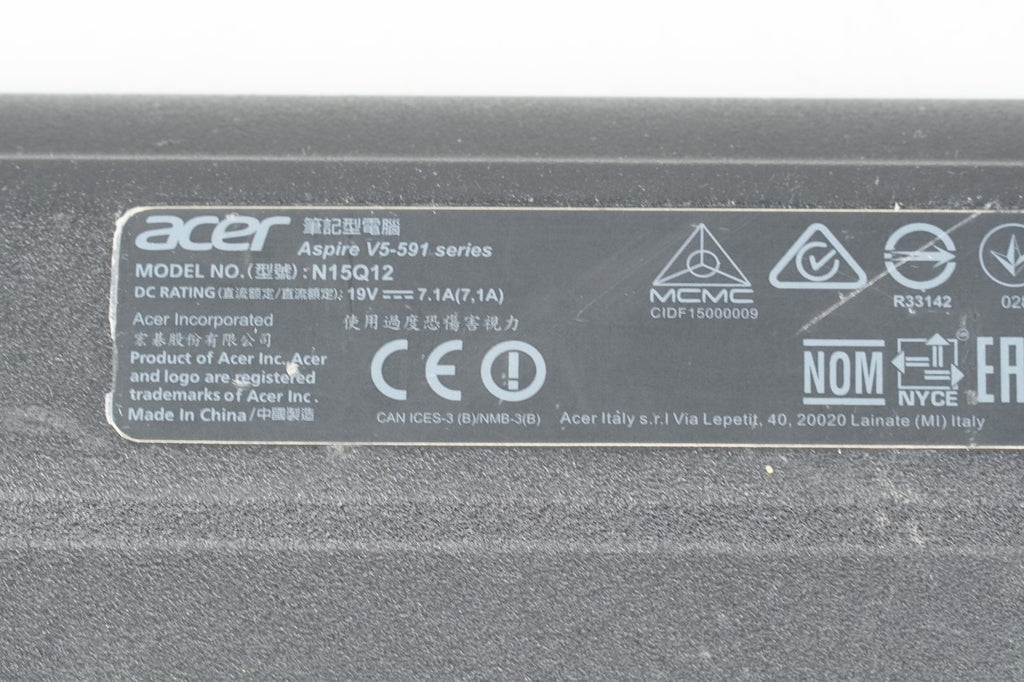 Acer N15Q12 Core i7, Laptop 6700HQ 2600GHz, 16GB Ram, 128GB SSD Working w Faults