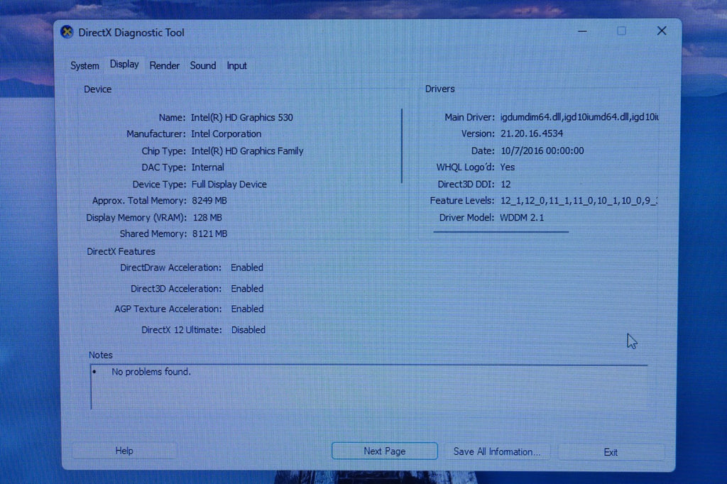 Acer N15Q12 Core i7, Laptop 6700HQ 2600GHz, 16GB Ram, 128GB SSD Working w Faults