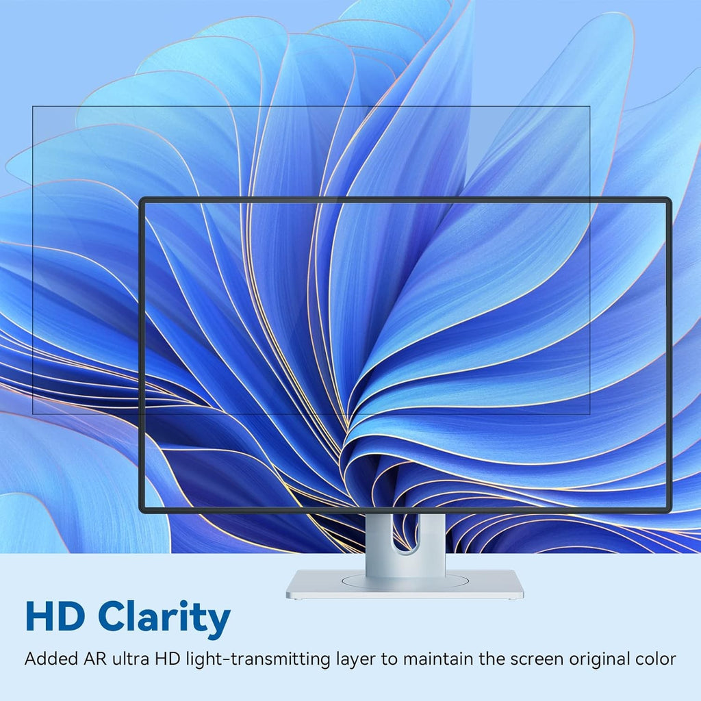 23in Privacy Screen Protector Anti Glare UV Blue Light PC Computer Monitor 16:9