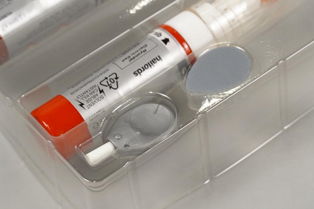 Hyundai Electric Red Touch Up Paint Stone Chip & Scratch Repair Kit System