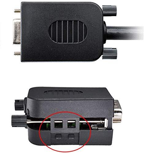 Connector DB9 RS232 D-SUB Serial VGA Breakout Adapters (10 PCS Male) Solderless