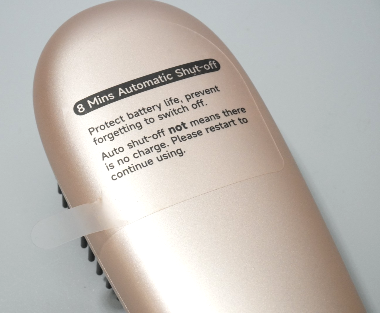 Portable Cordless Hair Straightener Rechargeable Negative Ion Hot Comb Purple