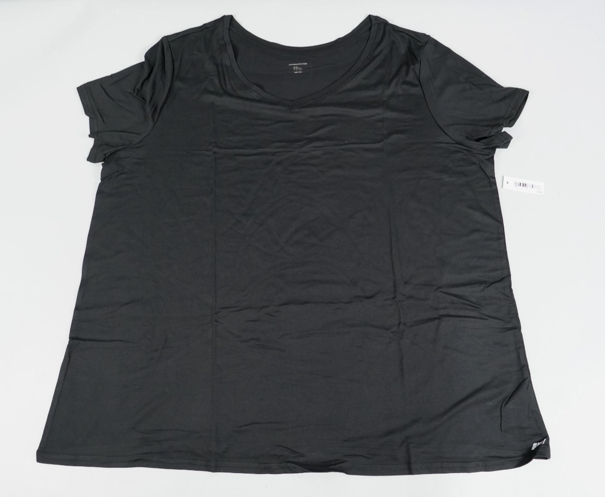 XXL Women's Shirt T-Shirt Tech Stretch Short-Sleeve V-Neck Multipacks Amazon Ess